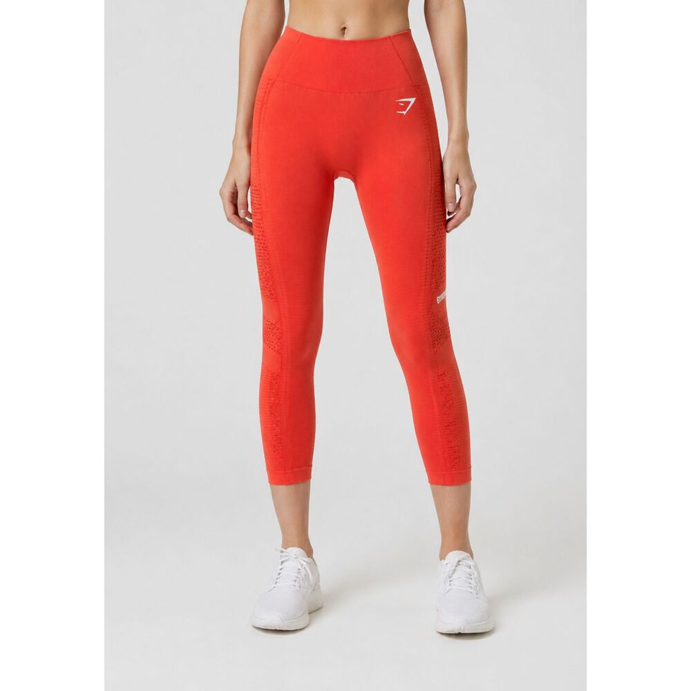 Gymshark Seamless Leggings Orange S